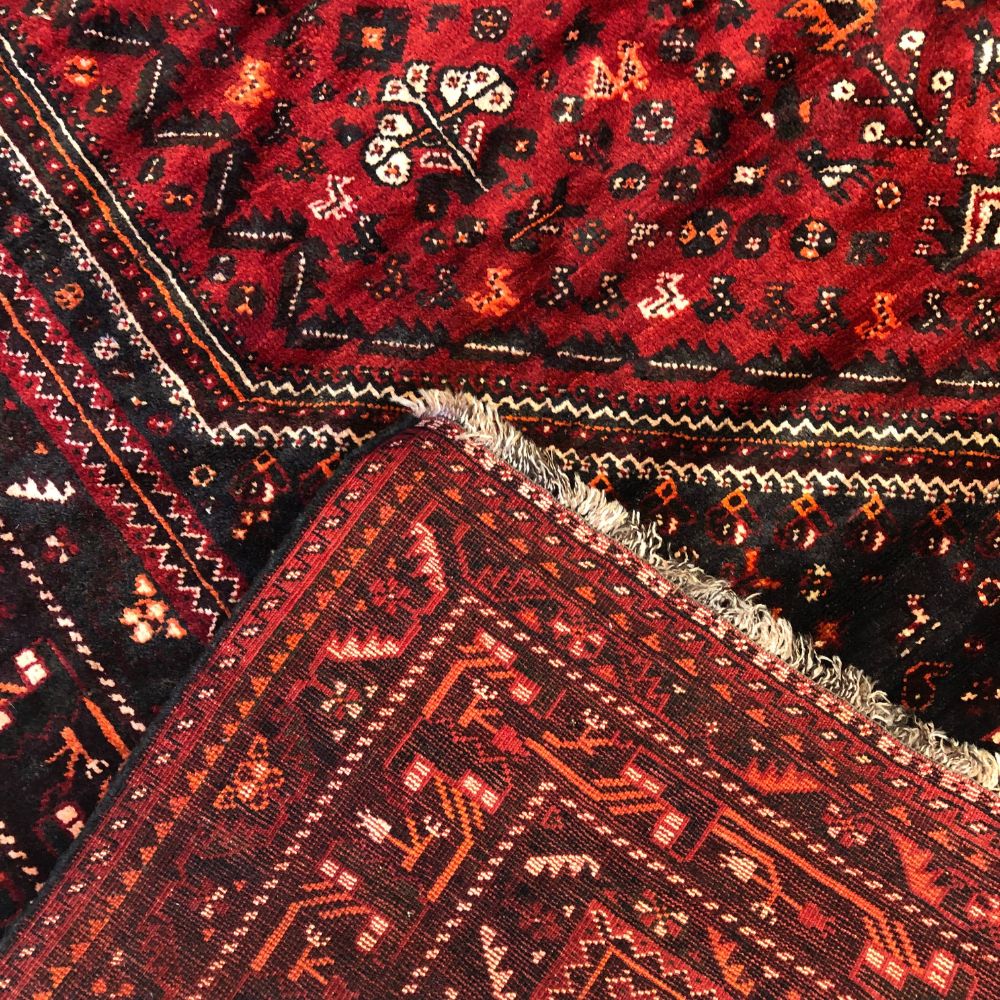 Persian Rug - Shiraz 7'2"x 9'5" - Village Rug - Handmade Rug - Vintage Rug - Oriental Rug Exchange