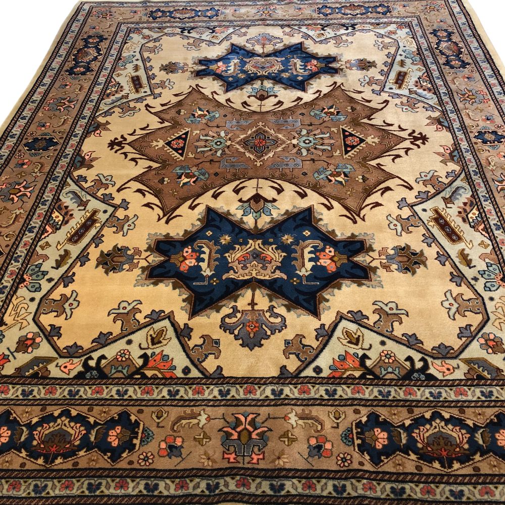 Persian Rugs - Tabriz 7'8" x 9'6" - Handmade Rugs - Vintage Rugs - Oriental Rug Exchange