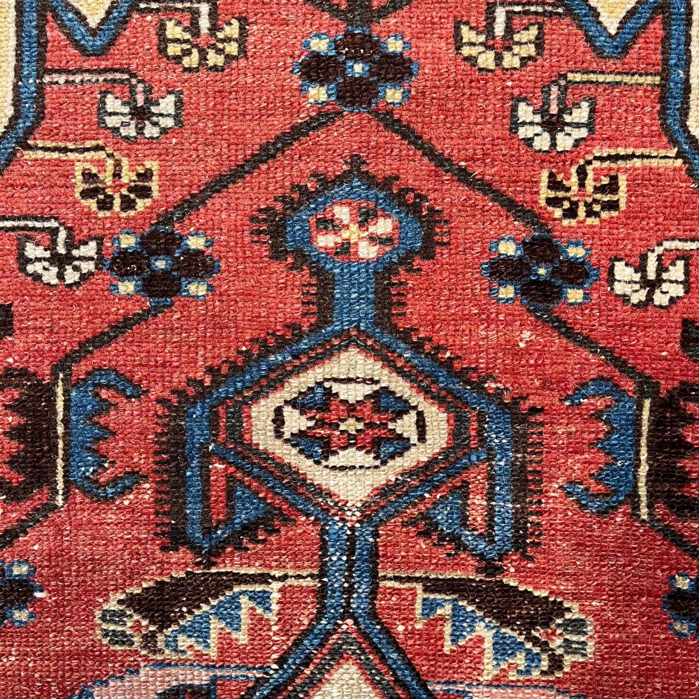 Persian Rugs - Zanjan 4'1" x 6'5" | Antique Rugs - Motif