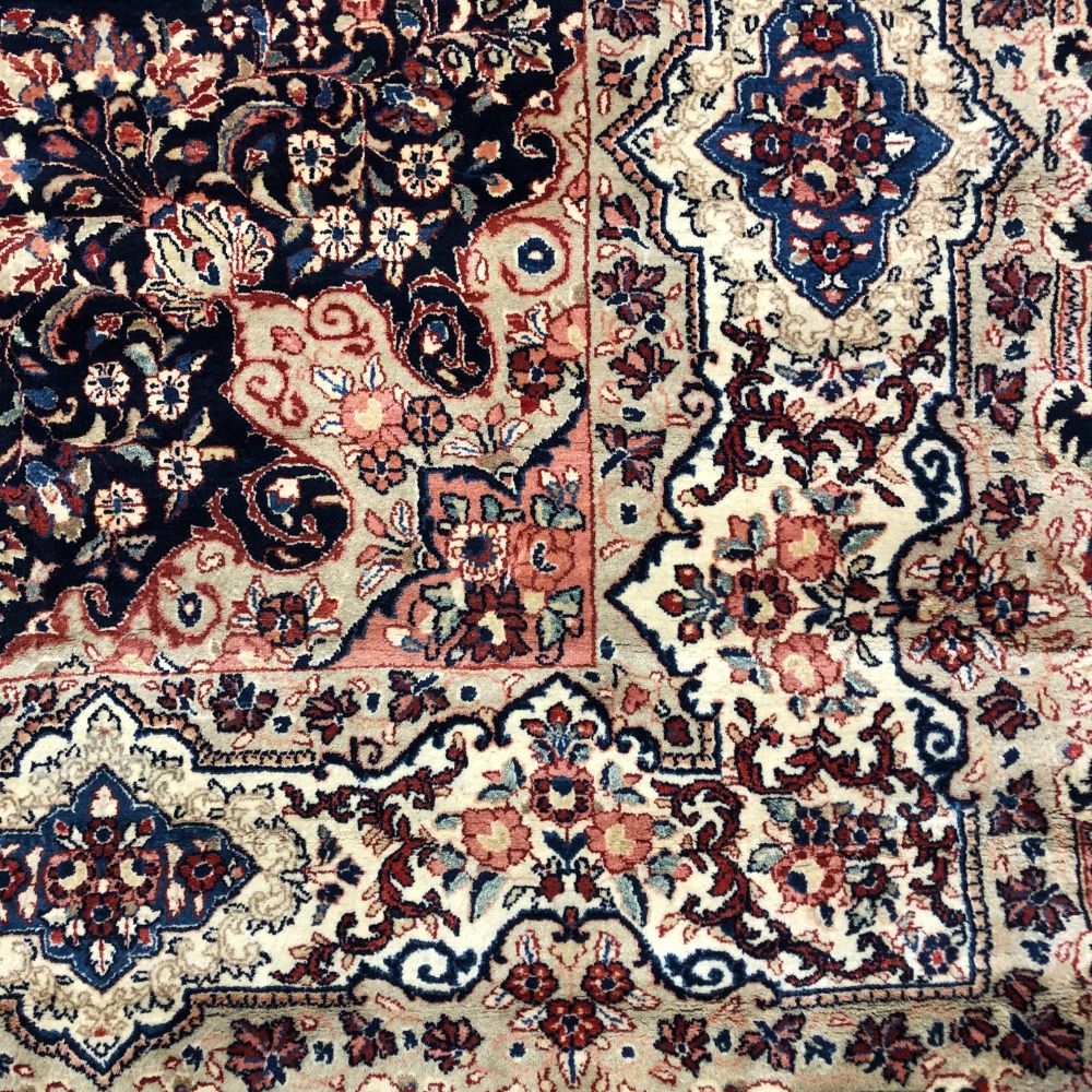 Persian Sarouk Rug - Persian Rugs - Vintage Rugs - Border