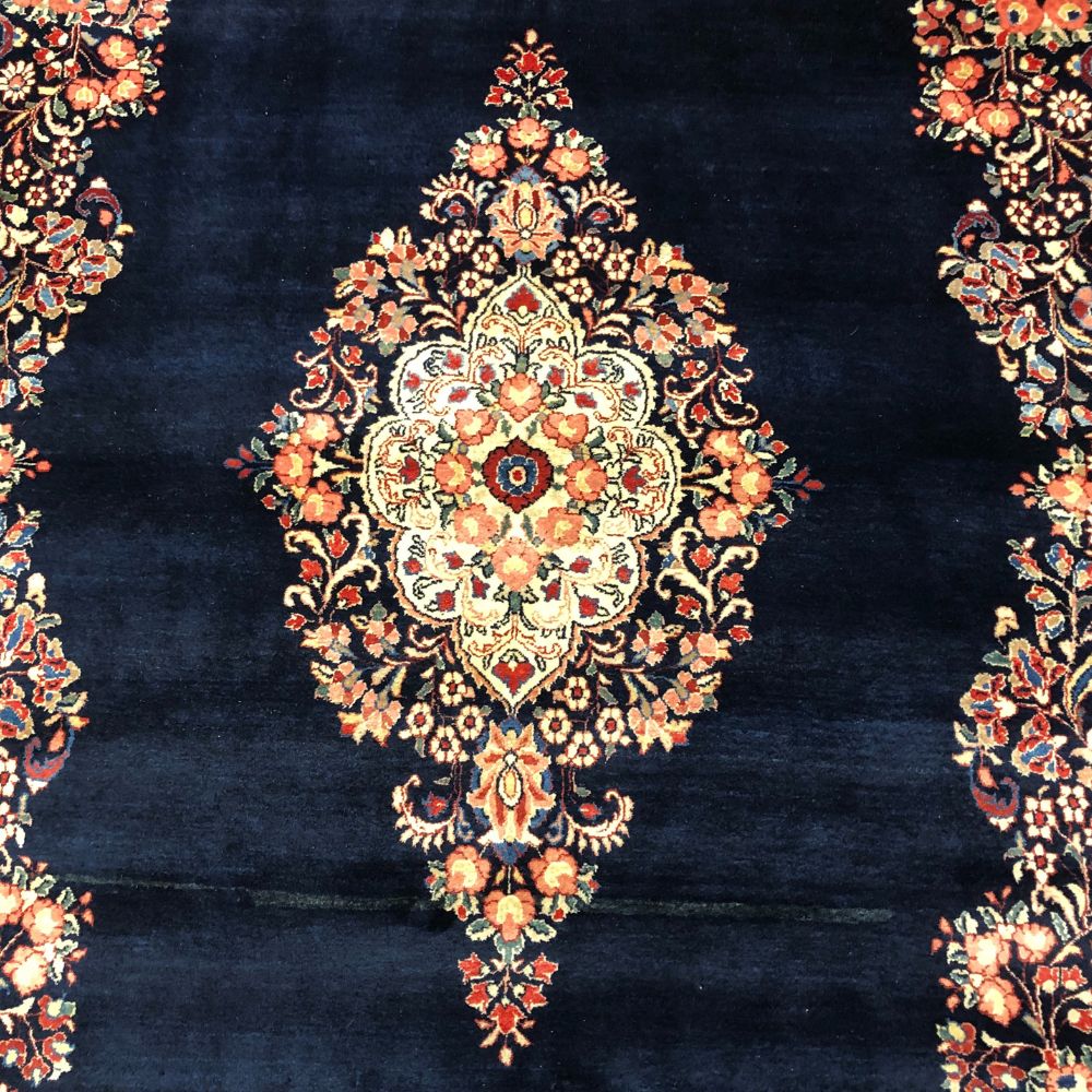 Persian Sarouk Rug - Persian Rugs - Vintage Rugs - Medallion