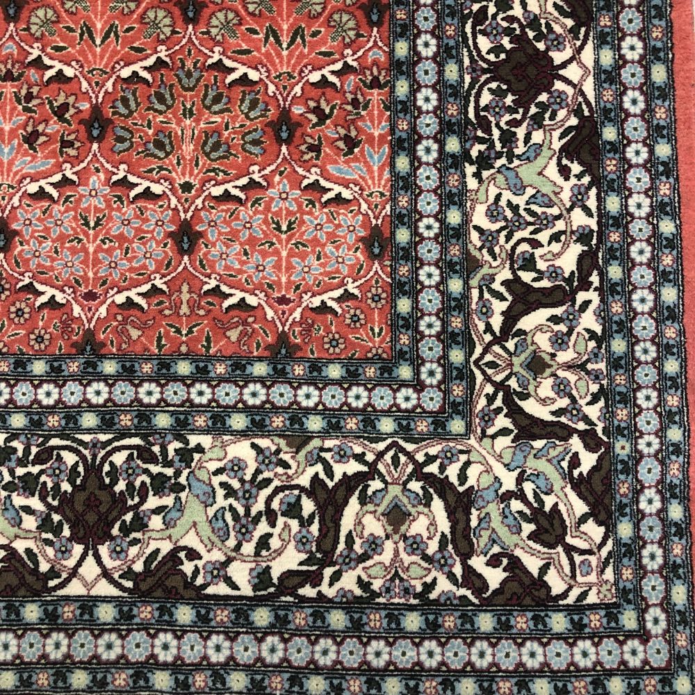 Turkish Rugs - Hereke 8'11" x 12'10" - Vintage Rugs -Oriental Rug Exchange