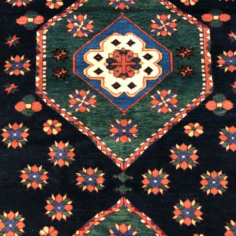 Turkish Rug - Kazak 5' x 6'11" - Handmade Rugs - Vintage Rugs - Oriental Rug Exchange