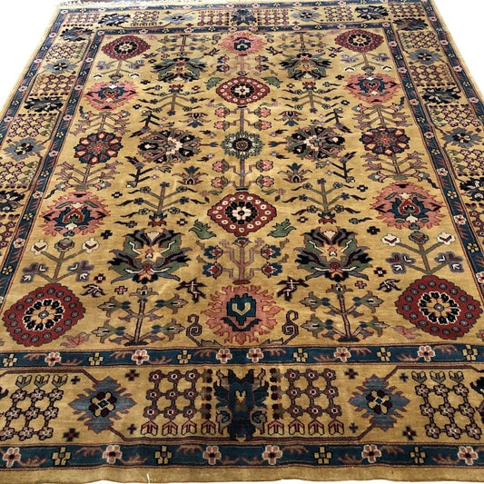 Indian Rug Heriz 8' x 10' - Vintage Rugs