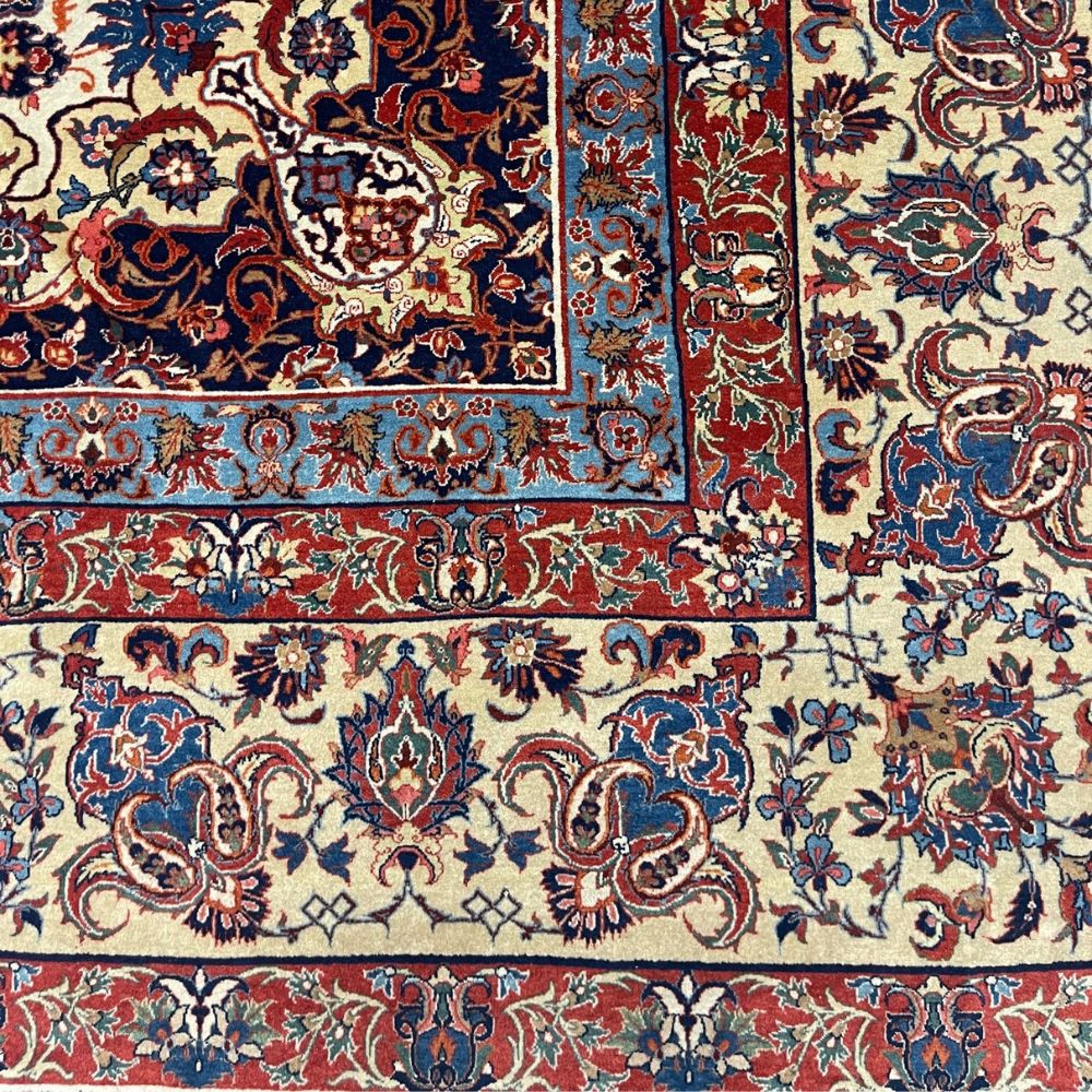 Persian Rug Isfahan 9' x 12' Antique Rugs