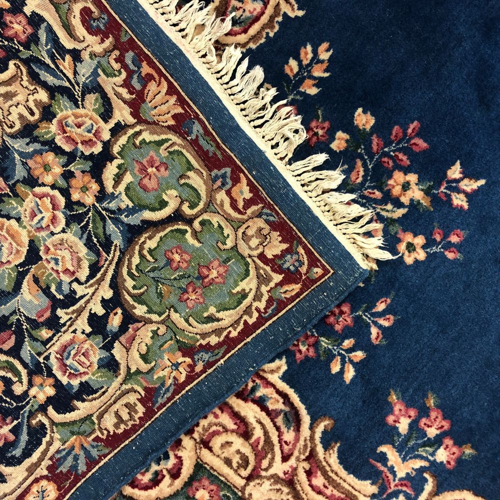Persian Rugs - Kerman 8’1" x 10’10" -Vintage Rugs - Oriental Rug Exchange - Back