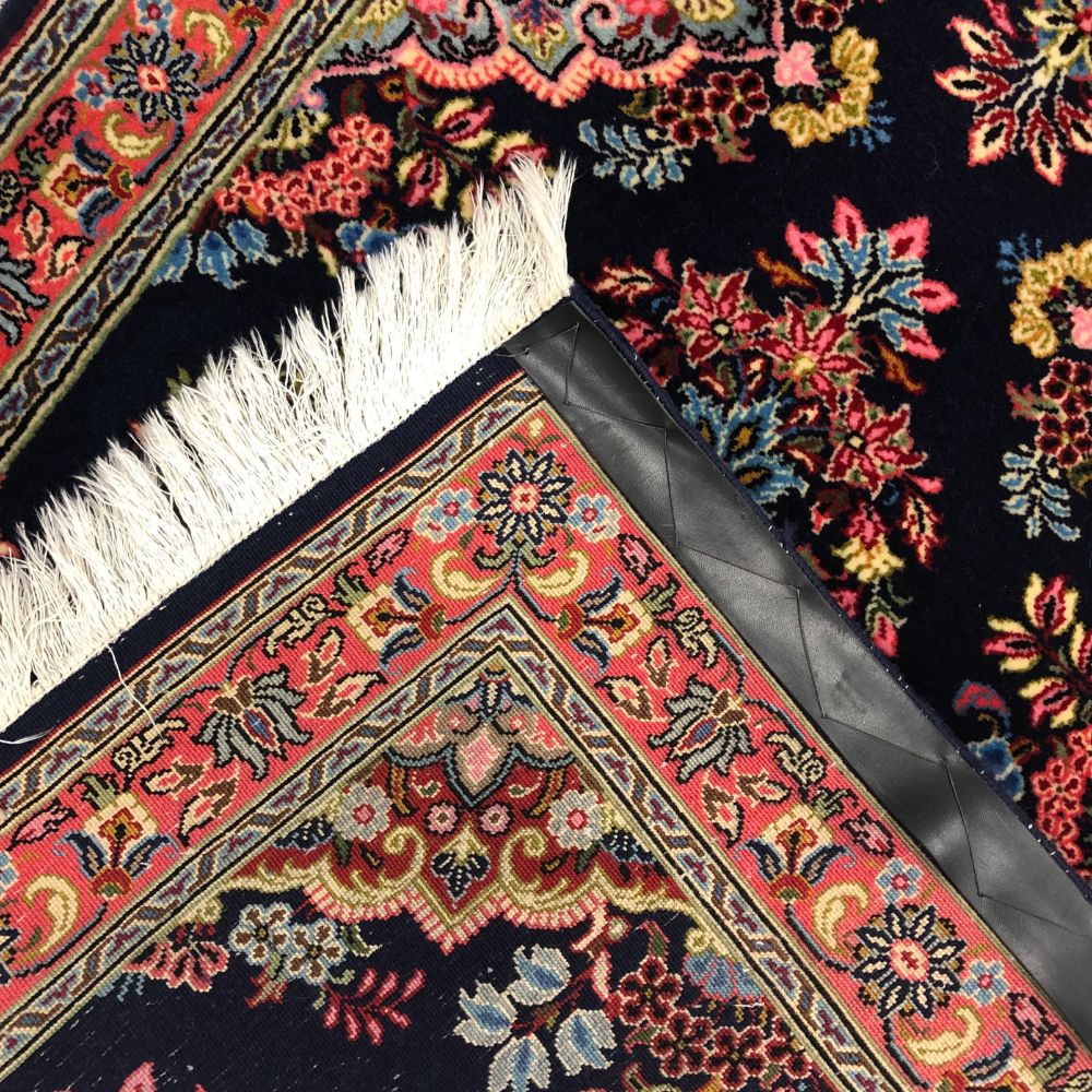 Persian Rugs - Qum Runner 2’4 x 6’7 - Back - Vintage Rugs - Oriental Rug Exchange