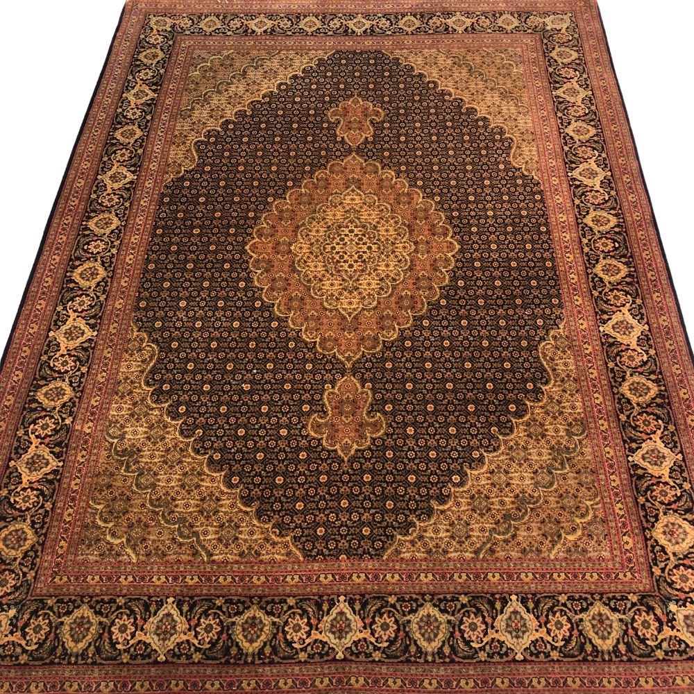 Persian Rug - Tabriz Wool & Silk 4’1" x 6’10" - Vintage Rugs - Oriental Rug Exchange